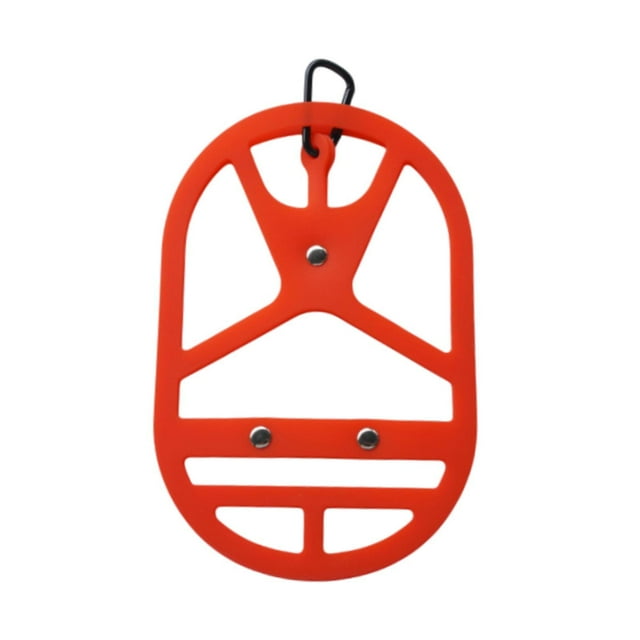 Cesta con Clip para calzado, soporte para zapatos para mochila, estante, cubierta de silicona para zapatos que ahorra espacio para actividades al aire Rojo