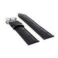thumbnail image 2 of 20MM LEATHER WATCH STRAP BAND FOR 39.5MM 42MM OMEGA DEVILE DEPLOY CLASP BLACK, 2 of 2