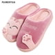 thumbnail image 1 of 2022, nuevo diseño, pantuflas peludas para casa de invierno para mujer, chanclas de piel esponjosa cruzada para el hogar, zapatos planos para interiores, chanclas para mujer Tan Jianjun unisex, 1 of 2