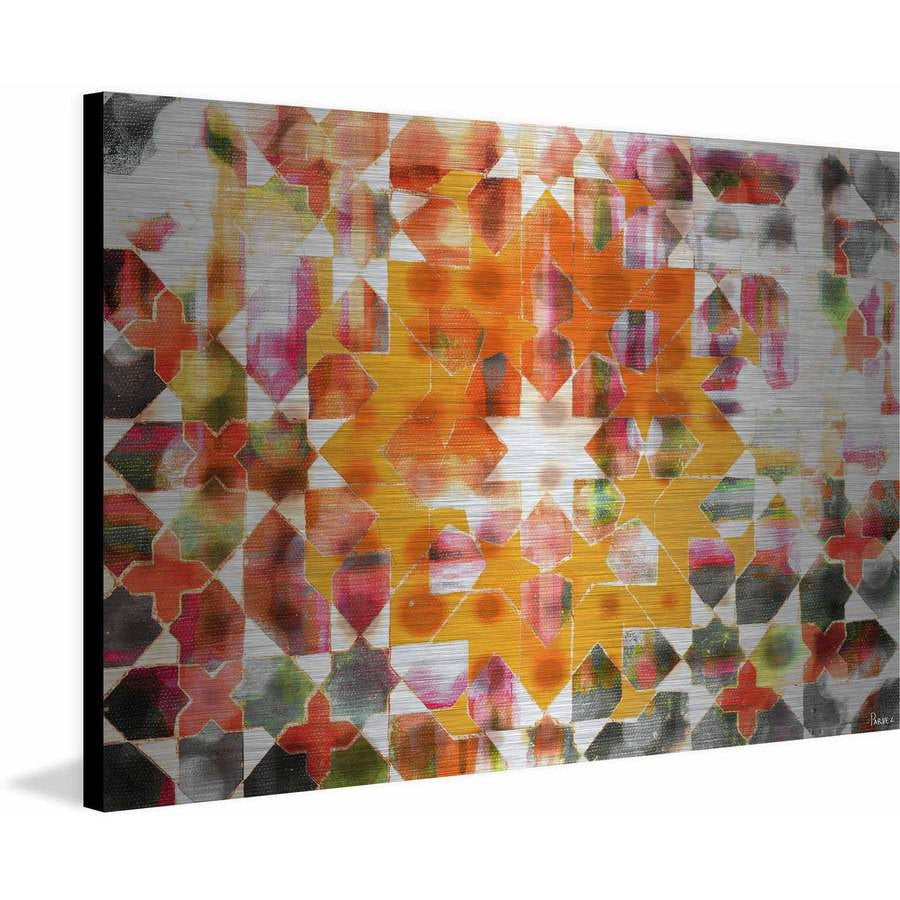 Parvez Taj Zinn Art Print on Brushed Aluminum