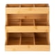 thumbnail image 3 of Organizador de bolsas de té de madera, 9 compartimentos , paquetes de multifuncionales, paquetes de azúcar, accesorios, soporte Soledad Soporte de almacenamiento de cocina, 3 of 7