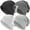Cotton Blend (Black,Dark Grey,Light Grey,White Grey), variant on EINSKEY Cotton Slouchy Beanie Hat for Men/Women, Lightweight Oversize Large Thin Skull Cap Chemo Cap Night Sleeping Cap 3 Grey,Black
