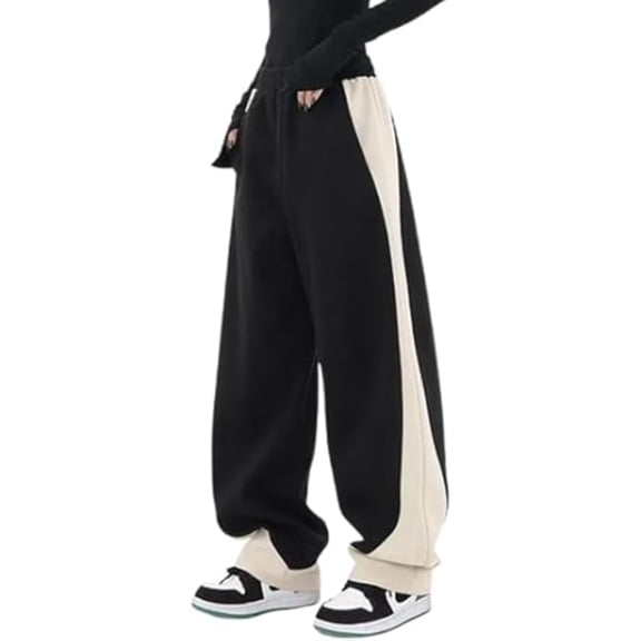 EMMIOL Women's Sweatpants Jogger Pants Elastic High Waist Baggy Casual Athletic Pants with Pockets for Workout,Jogging,Hiking