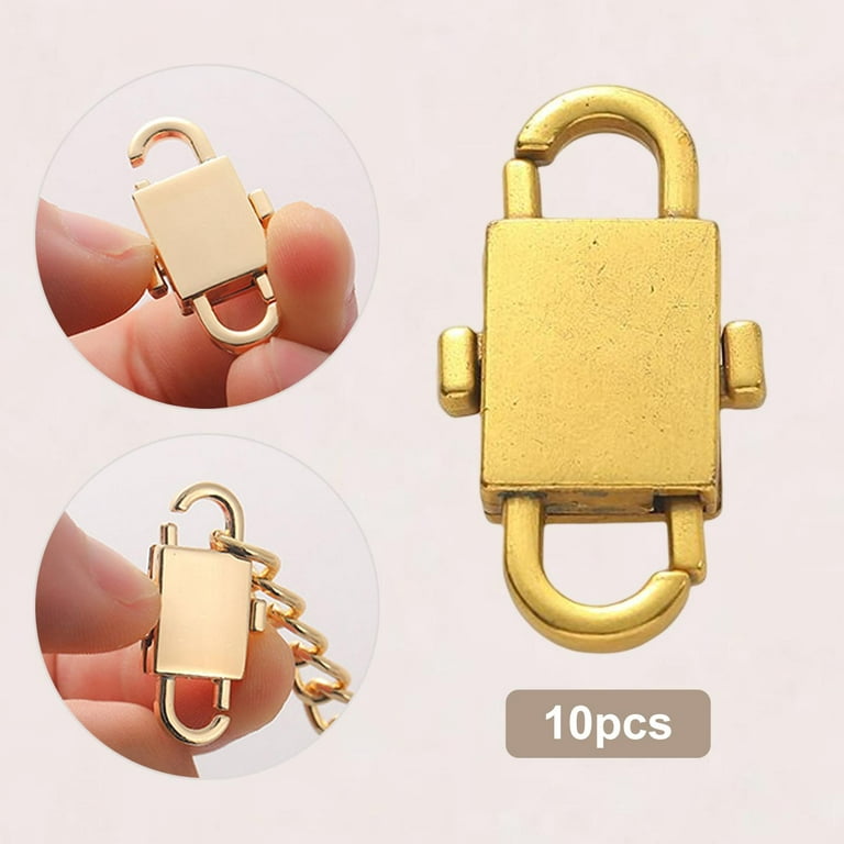 Bag Chain Shortener,metal Chain Length Shorten Adjuster Clasp,light Gold  Belt Buckle Clip for Purse Making 2-4-10PCS 
