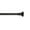 Bronze, variant on Deco Window Modern 1 in Black Matt Egyptian Adjustable Single Curtain Rods, 18 in - 44 in