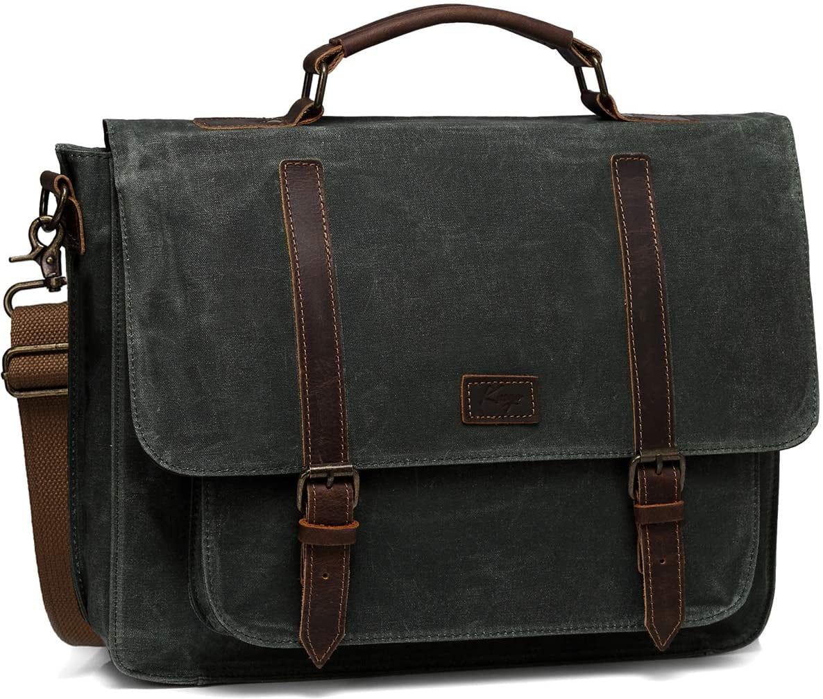 canvas briefcase mens