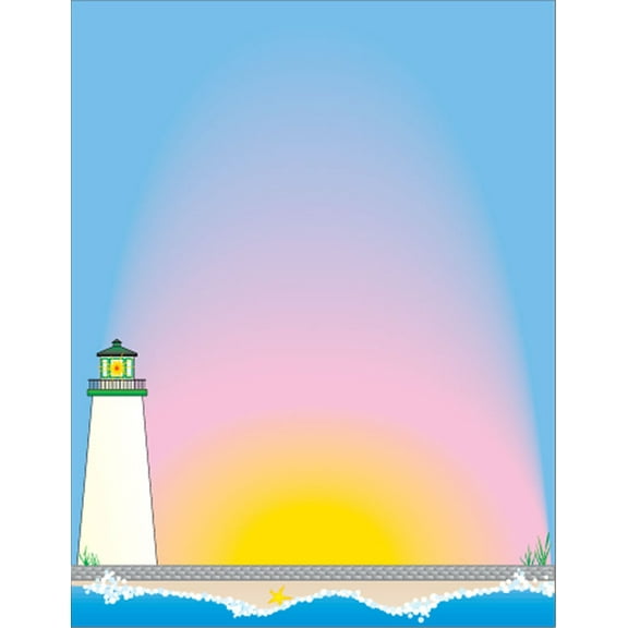 SHAPES ETC. Designer Paper - Lighthouse (50 Sheet Package)