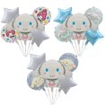 thumbnail image 4 of 5Pcs Kawaii Sanrio Kuromi Melody Cinnamoroll Foil Balloons Set Birthday Party Decoration Supplies Latex Balloon Baby Shower Toys, 4 of 5
