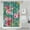 Pioneer Flower Floral-3, variant on Pioneer Flower Floral Print Pattern Shower Curtain 36"x72" ,Bathroom Decorative Shower Curtains Set with 12 Hooks,Modern Waterproof Washable Shower Curtain