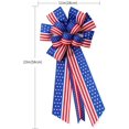 thumbnail image 3 of Nœuds Patriotiques Rouges et Bleus pour la Fête de l'Indépendance 2 Paquets 11x23 Pouces Étoiles du Drapeau Américain du 4 Juillet pour Couronnes Intérieures et Extérieures Décorations d'Arc (Noeuds Patriotiques-2), 3 of 6