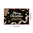 thumbnail image 3 of Christmas Floor Mat Non Slip Merry Christmas Decorative Mats Rugs Doormat Welcome Front Door Indoor Outdoor Decoration (C), 3 of 6