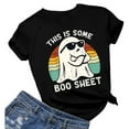 thumbnail image 1 of TINZ T-Shirt Décontracté à Manches Courtes et Col Rond Imprimé pour Femmes, Mode Été Décontractée, Manches Longues, 1 of 2