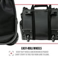 thumbnail image 5 of Franklin Sports Traveler Baseball + Softball Roller Bag - Equipment + Bat Bag - Black, 5 of 12