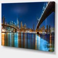 thumbnail image 2 of Brooklyn et Manhattan Ponts Nuit, 2 of 3
