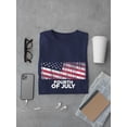 thumbnail image 3 of Fourth Of July American Flag T-Shirt Men -Image by Shutterstock, Male Small, 3 of 4