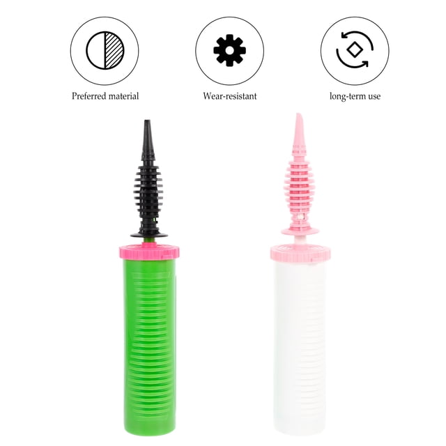 WHAMVOX 2Pcs Hand Pump for Inflatables Plastic Easy to Use for Family Gatherings