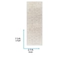 thumbnail image 6 of Livabliss x Becki Owens Marlene Vintage Medallion Runner Area Rug,2'7" x 7'3",Cream, 6 of 9