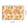 thumbnail image 5 of Area Rugs For Living Room Decor - Scandinavian Alphabet2 Anti Slip Throw Washable Rugs 3x5 For Bedroom, Soft Indoor Carpet For Bedroom Living Room 60x39In, 5 of 5