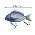 thumbnail image 6 of DAMIFU Vib 3D Soft Fishing Lures Dynamic Swimbait Vibration Sinking Sea Fishing Baits, 6 of 9