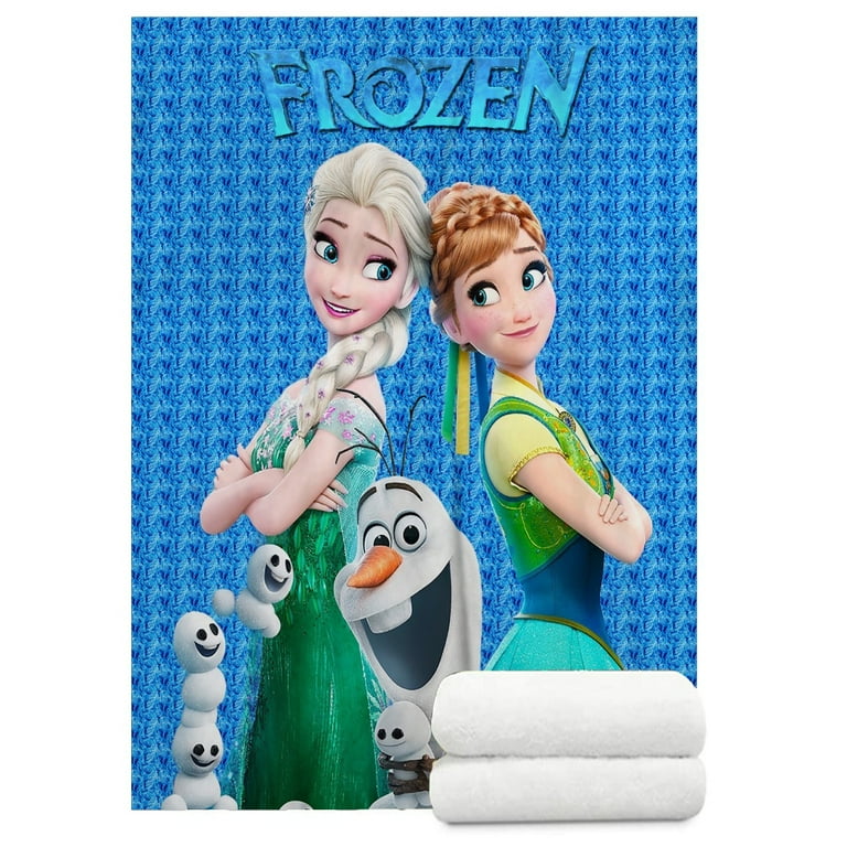 Frozen Olaf Blanket Bedding Fleece Plush Blanket for Bed and Couch Super Soft Comfy Warm Fuzzy 52x59 inch 581 52x59 G
