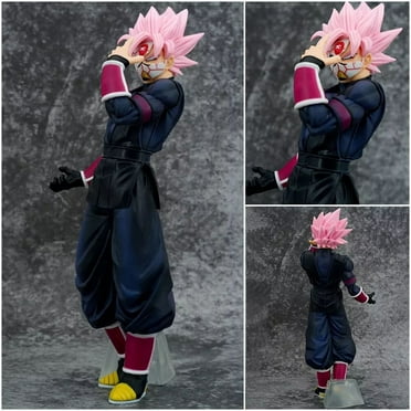 ApexComm Anime Dragon Ball Z Super Mask Black Goku Zamasu Rose PVC Collectible Figure Statue, 10.2 in