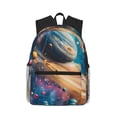 thumbnail image 1 of Disketp Colorful Planet Universe Mochila Ligera Clásica con Múltiples Bolsillos, Mochila Casual para Hombre y Mujer, Ideal para Escuela, Trabajo y Viajes, 1 of 6