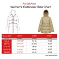 thumbnail image 2 of Rokka&Rolla Women's Long Coat Puffer Jacket, up to 2XL, 2 of 15