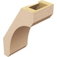 thumbnail image 5 of Ekena Millwork 5"W x 8"D x 12"H Legacy Rough Cedar Woodgrain TimberThane Knee Brace, Primed, 5 of 6
