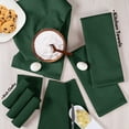 thumbnail image 2 of Native Fab Cotton Dish Towel & Dishcloths Set - 8 Piece, Soft, Absorbent, Fast Drying, Durable Towels for Cleaning, Baking, Cooking - Great for Home, Kitchen & Restaurant Use - Forest Green, 2 of 6