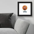 thumbnail image 3 of Gallery Pops NBA Oklahoma City Thunder - Drip Basketball Wall Art, Black Framed Version, 12" x 12", 3 of 5