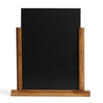 thumbnail image 5 of M&T Displays Classic Desktop Menu Holder with Chalkboard, Portrait Table Top Sign Holder, Ad Frame for Restaurant, Store, Office, Wedding, Party, Event (2 Pack) (Dark Wood, 5.5x8.5), 5 of 7