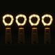 thumbnail image 4 of LFAMX 4PCS Luces LED de Cadena, 2M 20 LED de Alambre de Cobre Románticas Luces de Cadena, Luces Solares Flexibles e Impermeables Seguras para Fiestas, Bodas, Decoración de Navidad (Blanco) Adepaton LN-0290, 4 of 6