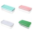 thumbnail image 2 of Naiovety Molde para bandeja de cubitos de hielo con tapa, moldes para hacer cremas rectangulares reutilizables de silicona, moldes DIY, Herramientas y accesorios para hornear Verde, 2 of 6