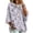 Gray, variant on Hoodies for Women Oversized 3/4 Sleeve Hooded Pullover Sweatshirt Loose Relaxed Fit Casual Fall Outfits