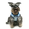 Vibrant Life Plaid Bowtie Dog Harness, Medium