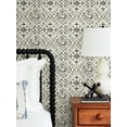 thumbnail image 4 of Nuwallpaper Black Landondale Peel & Stick Wallpaper, 4 of 8