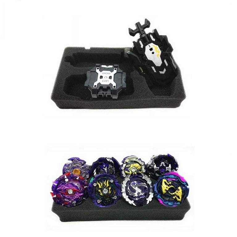 Beyblades Metal Fusion Blay Blade Toys Set 8Pcs Gyro With Wire And Ruler  Launcher Storage Box For Children Halloween，Thanksgiving And Christmas Gift