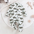 thumbnail image 2 of KPOPLK Sleep n Play Footed Pajamas for Baby Boys Newborn Sung Fit One Piece Pjs 0 3 6 9 12 Months Fall Winter Infant Bodysuit Footed Clothes Size 6-12 Months, 2 of 5