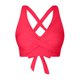 thumbnail image 4 of MKLEKYY Trajes De Baño Dama Women Lace Up Swimwear Tops Underwire Full Coverage Bikini Top Push Up Swim Crop Top Tie Back Bathing Suit Tops, 4 of 5