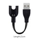 thumbnail image 4 of Adecuado para Xiaomi Mi Band 3 13 Cm TPE Cargador USB Xiaomi Mi Band 3 Generación Pulsera OD2.8 Cable Carga Datos Metralla Cobre Con Núcleo Importado, 4 of 9