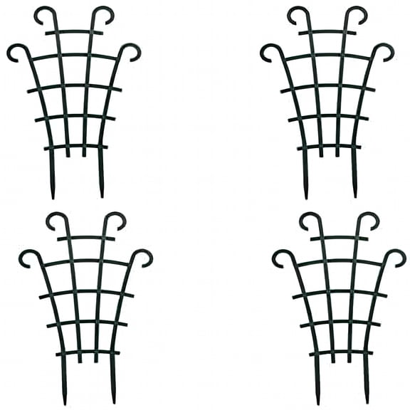 LAMIRO 4Pcs Stackable Trellis for Climbing Plants,Pot Support for Indoor/Outdoor Hoya Vines,Pothos,and Houseplants