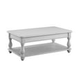 thumbnail image 2 of Artum Hill Ezra Oyster Shell Gray 50" Wide Wood Coffee Table, 2 of 7
