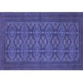 thumbnail image 1 of Ahgly Company Indoor Rectangle Persian Blue Traditional Area Rugs, 4' x 6', 1 of 4