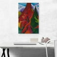 thumbnail image 2 of ARTCANVAS Trees in Autumn 1920 Canvas Art Print by Georgia O-Keeffe - Size: 26" x 18" (1.50" Deep), 2 of 9