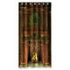 thumbnail image 1 of Chimenea Navidad ABPHQTO Acebo Guirnalda Medias cortina de ducha de poliéster impermeable y ganchos 90x180 cm, 1 of 1