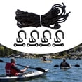 thumbnail image 4 of Xingzhi Elastic Deck Cargo Net for Canoe Kayak Secure Mesh Lashing Hooks Rigging Fishing Style A 1 Pc, 4 of 6