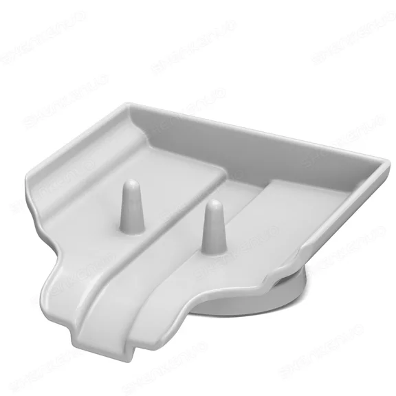 Non-Slip Soap Tray White Modern Convenient Simple Design Bathroom Hygienic