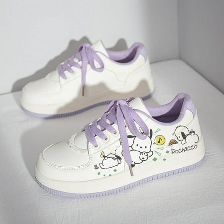 hello kitty spring autumn summer skate shoes girls boys breathable casual shoes my Melody cinnamon sneakers sports shoes-35