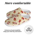 thumbnail image 6 of Kdxio Cartoon Popcorn Women's Men's Slippers Plush Slip-On House Slipper for Winter Indoor Soft Cushion Non-slip Fluffy Slides Slippers-46/47, 6 of 7
