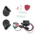 thumbnail image 4 of Bocina De Caracol Eléctrica, Controlador De Bocina, Kit De Bocina De Coche Con Diferentes Sonidos Marinos, 12V, 4 of 9